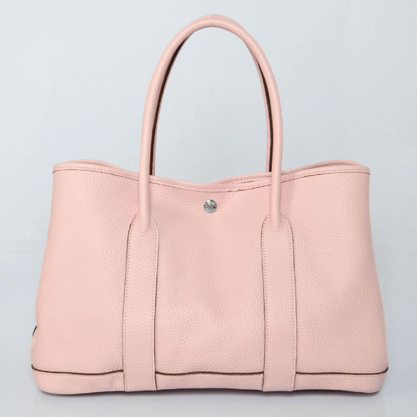 H0821 Hermes Garden pelle sacchetto del partito clemence in rosa